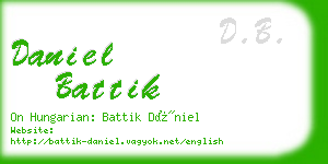 daniel battik business card